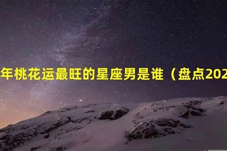 2021年桃花运最旺的星座