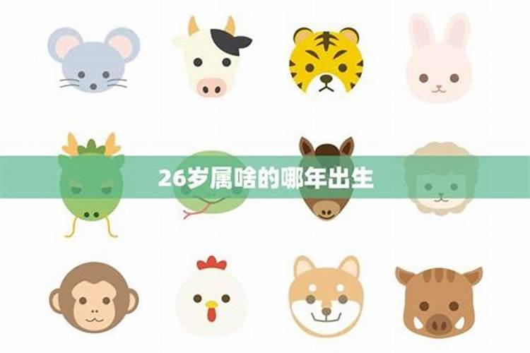 26岁生肖属什么2020