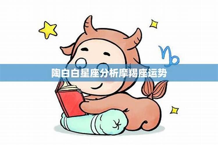 2021年摩羯座陶白白