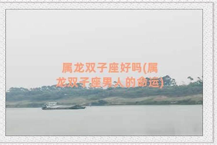 属龙双子座是什么命