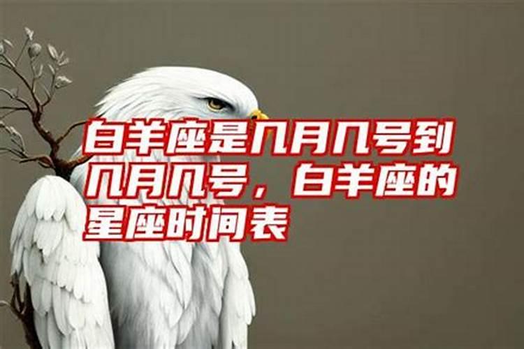 白羊几号到几号啊