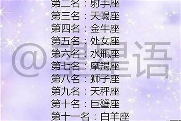 12星座谁是校花女神排名