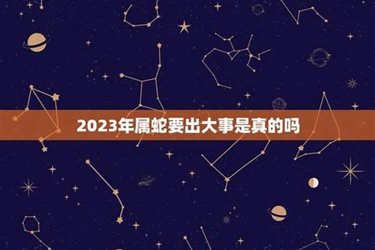 属蛇2023年犯太岁吗