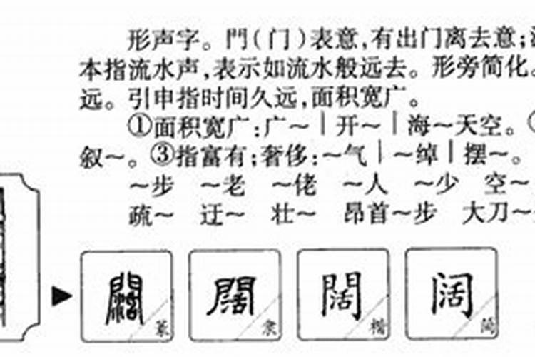 阔字五行属什么及解释