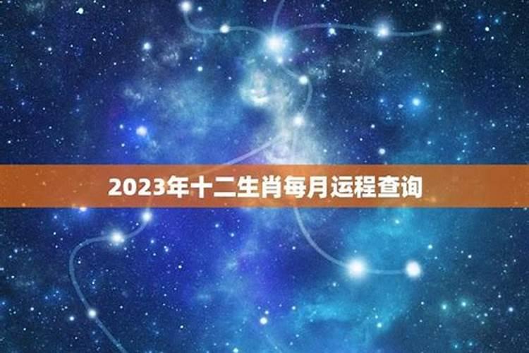 十二生肖2023年运势及运程每月运程