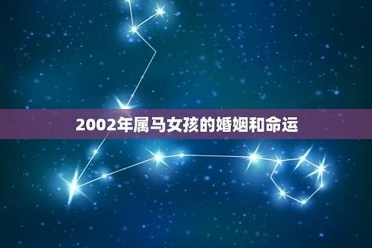 2002年属马的是什么命婚配