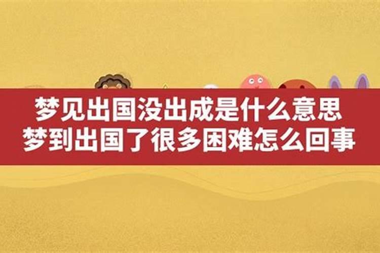 女人梦见出国是什么意思