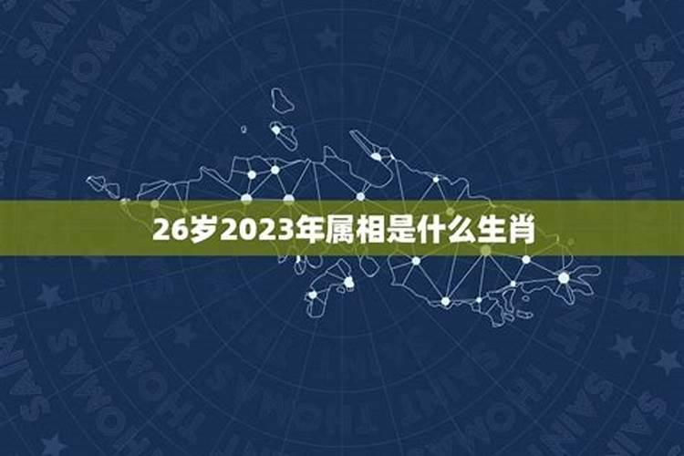 26岁属什么生肖属相