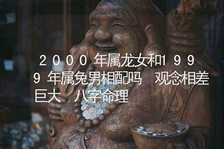 1999属兔女和2000属龙男相配吗