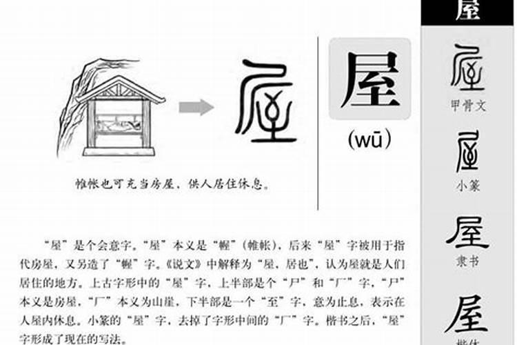 屋字的五行属性