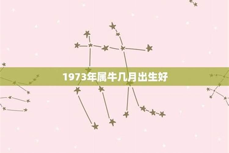 1973年属牛十月出生是啥命