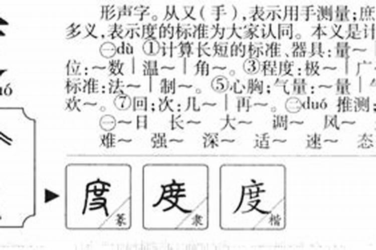 度字五行属什么行