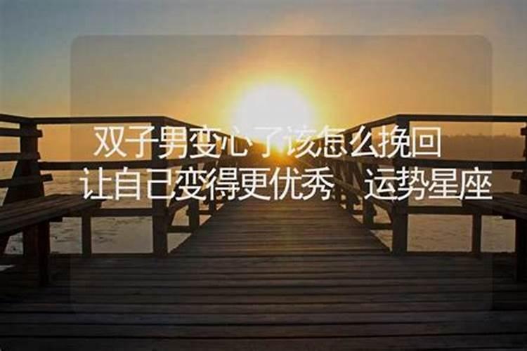 双子座变心了还能挽回吗