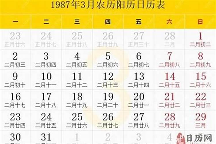 1987年农历11月出生运势