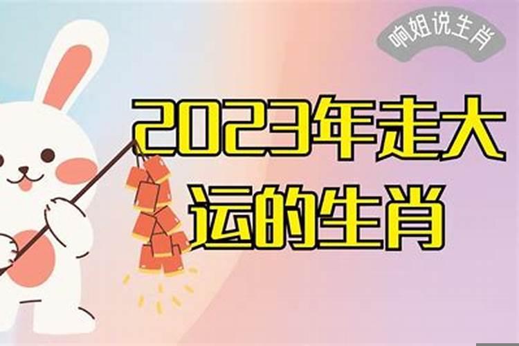 2023年走大运的生肖