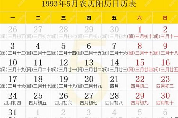 1993年4月25日八字算命