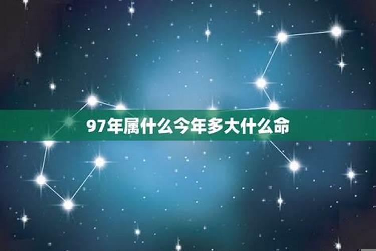 97属什么今年多大2021