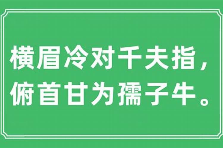 千夫所指打一动物生肖