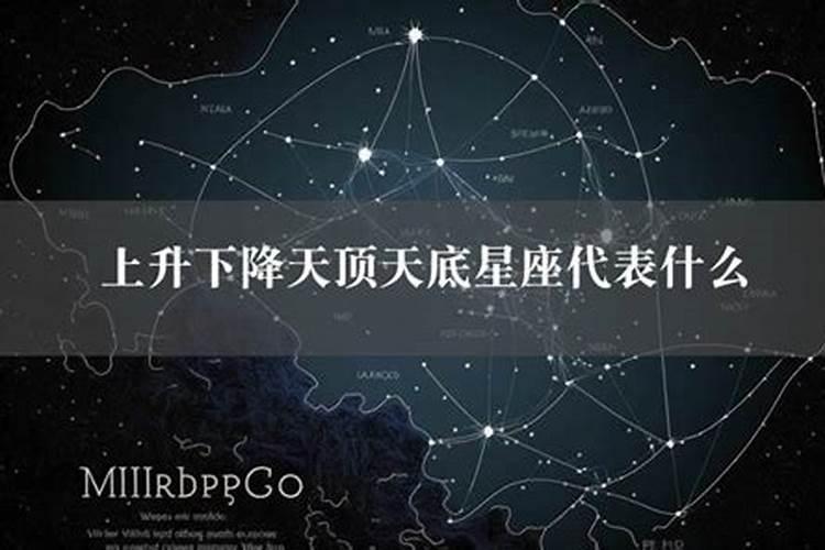 下降星座天顶星座天底星座是什么