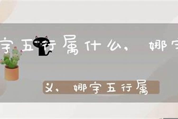 娜这个字五行属什么