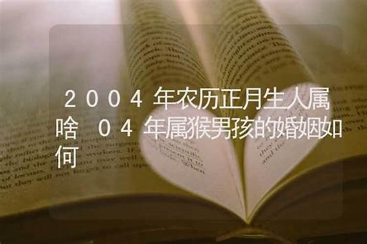 2004年属猴结婚