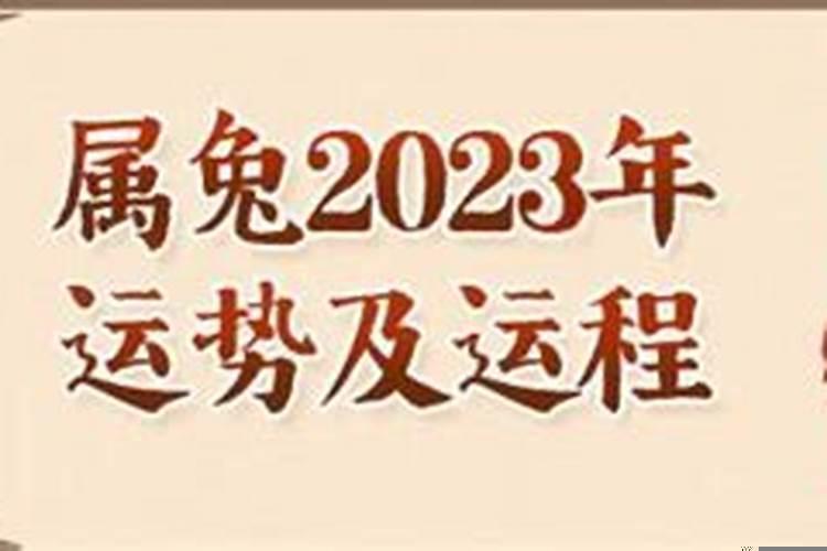 算命免费2023年运程兔