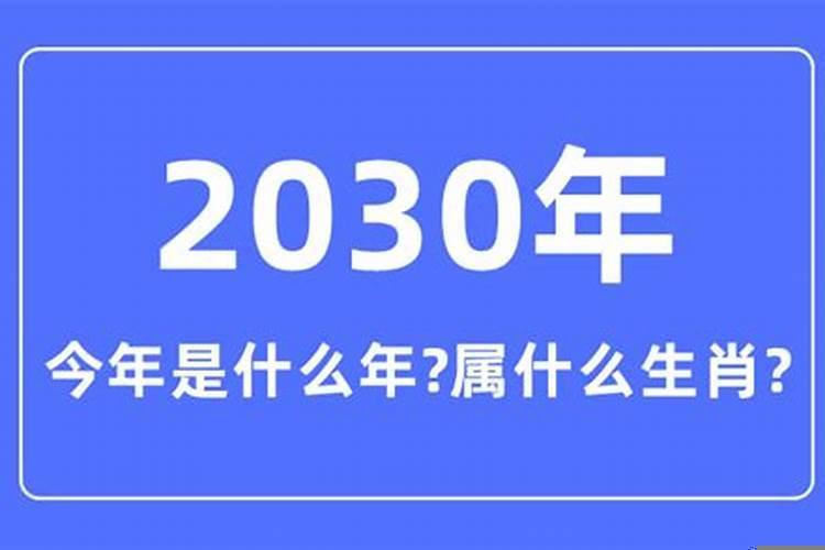 2030年是属什么生肖