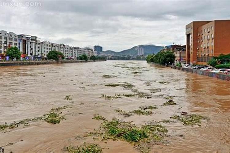 怀孕梦见下大雨发大水什么意思