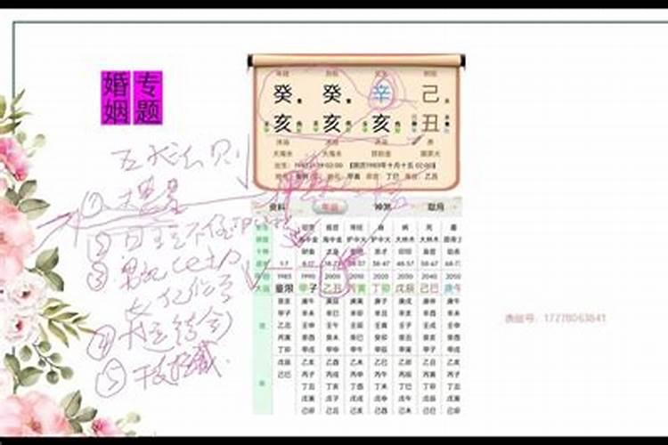 四柱八字婚姻详解