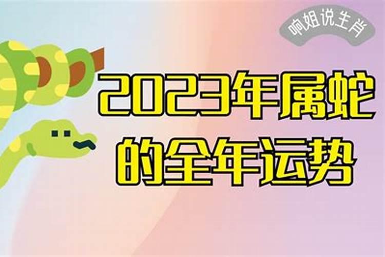 2023年属蛇的全年运势