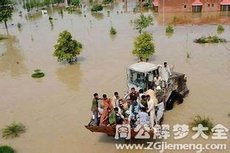 梦到涨洪水逃生成功