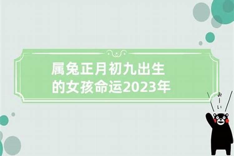 属兔九月初九出生的人