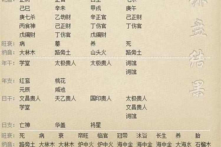 八字里面的将星什么意思