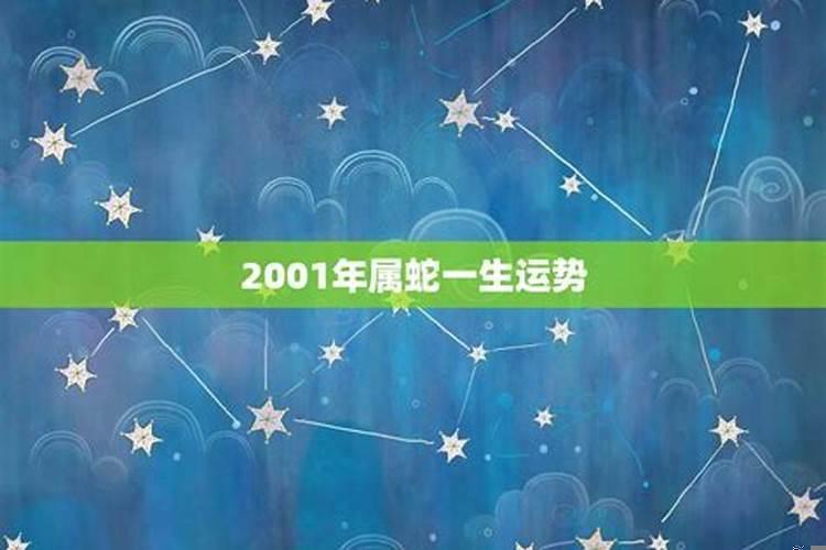 2001年属蛇姻缘在哪年