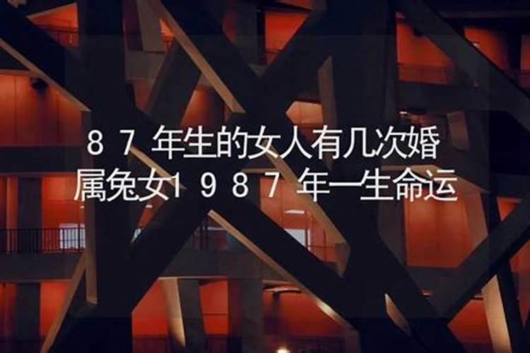 87属兔女一生运势如何