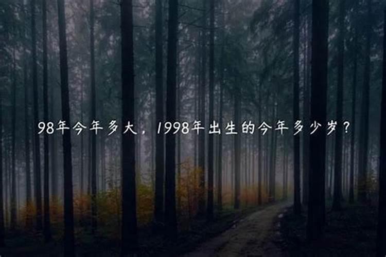 1998年生人一生生肖运程