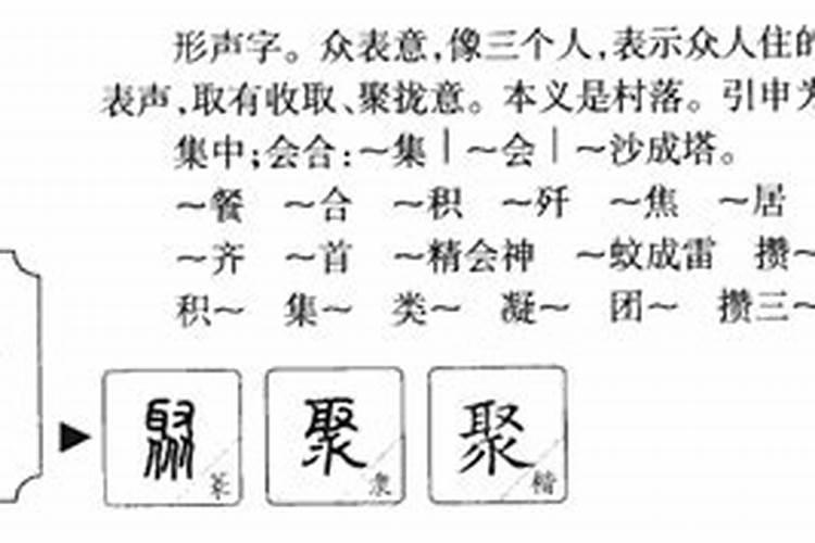 聚字五行属什么