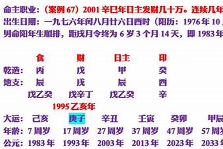 生辰八字实战100例