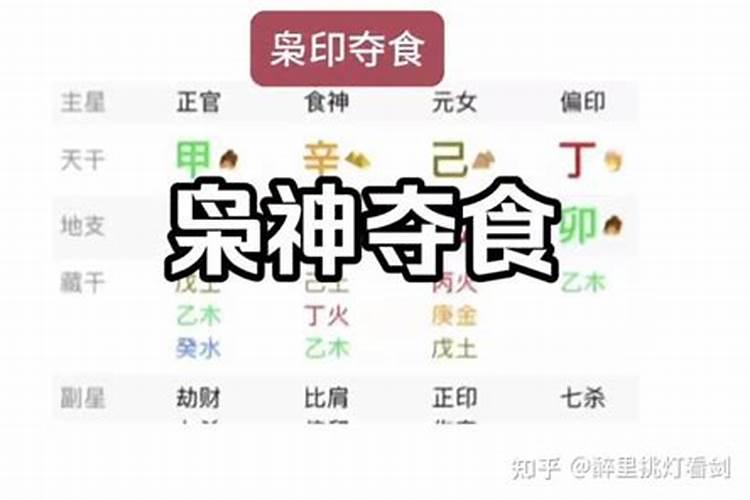 八字里枭食是什么意思