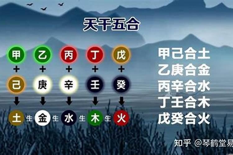 怎么根据八字看天干五合