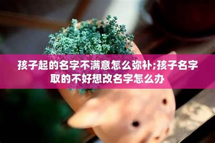 改名字风水禁忌 孩子名字取的不合适能改吗