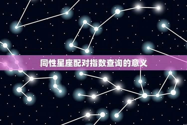 星座配对表同性