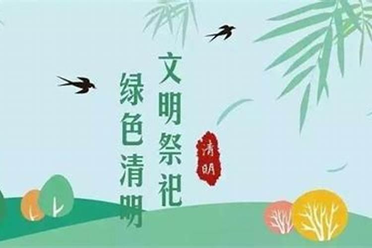 清明节绿色祭祀活动