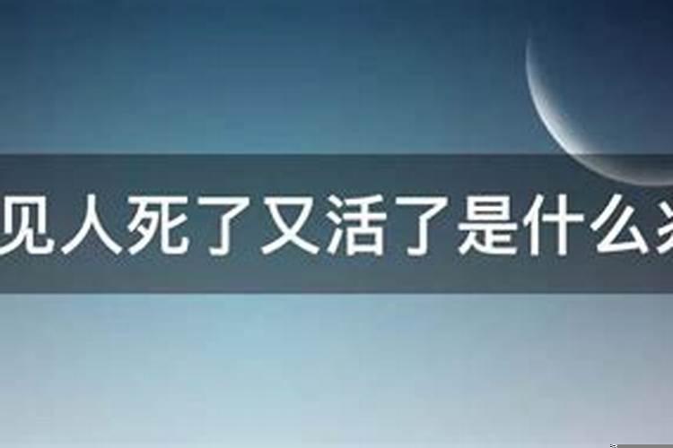 梦见邻居死了又活了还和我说话