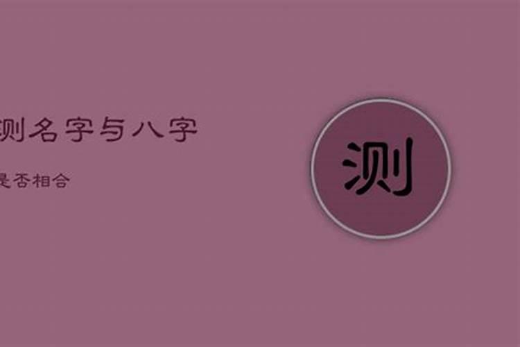 测名字与八字不合