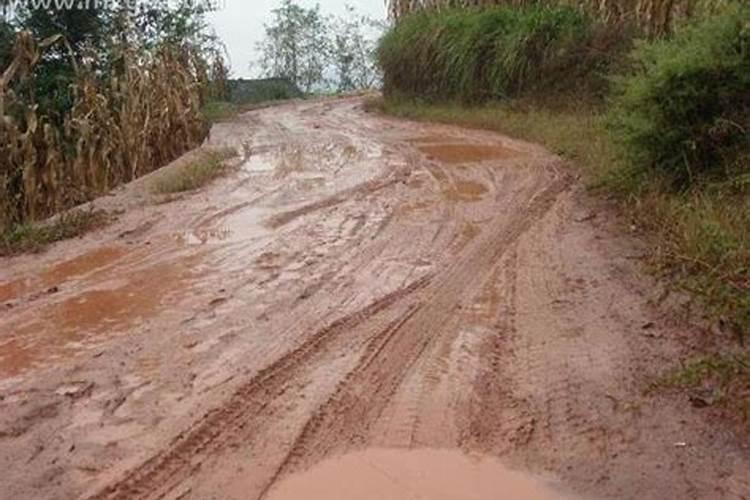 梦见回家的路坑坑洼洼的