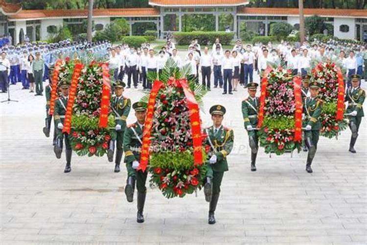 清明祭拜烈士的花篮怎么写