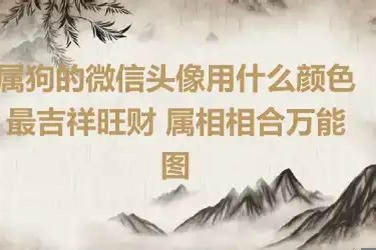 属狗的应该用什么颜色的文昌塔