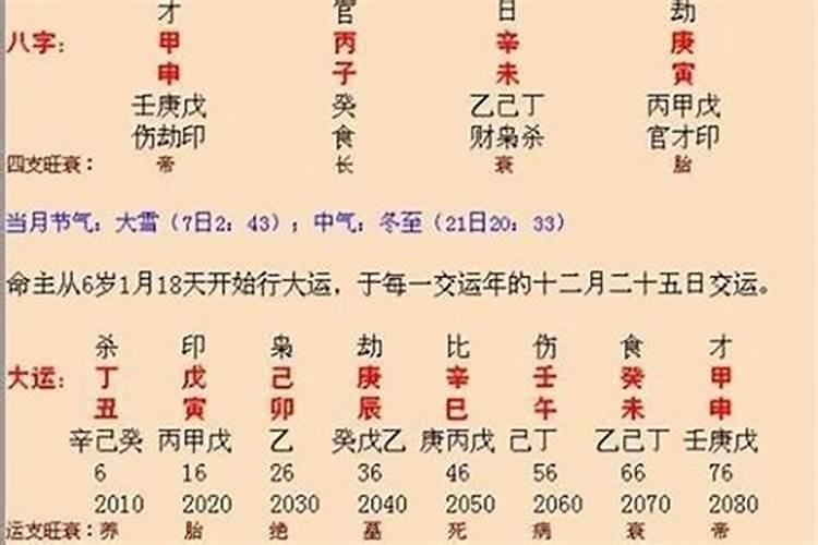 八字流年怎么看姻缘