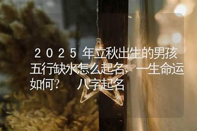 2023立秋出生的男孩命运